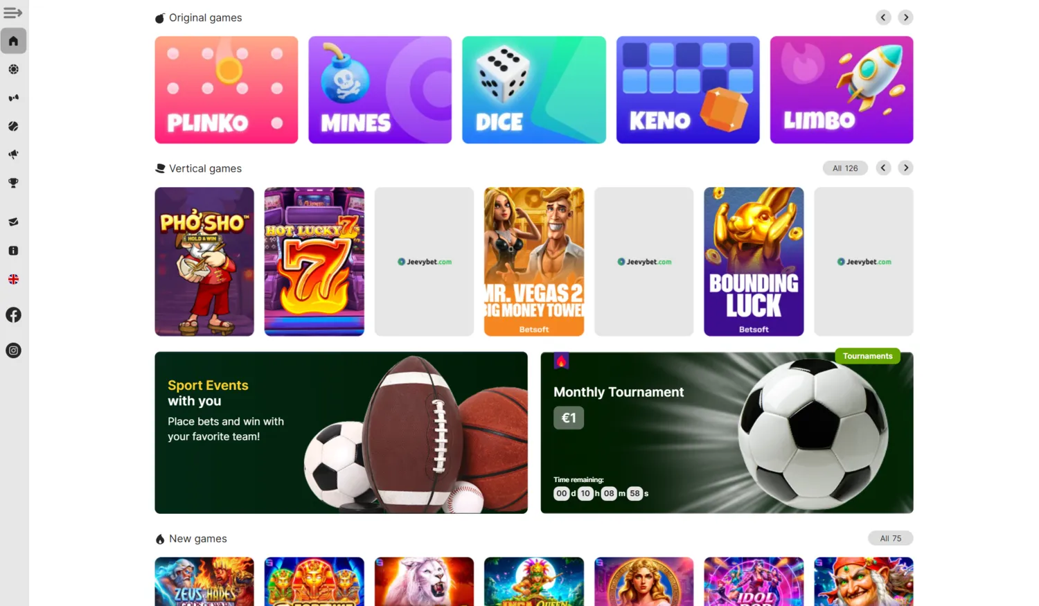 Jeevybet Casino UK